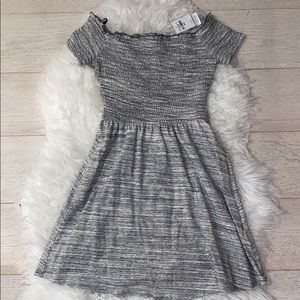 Grey Off the shoulder Hollister dress